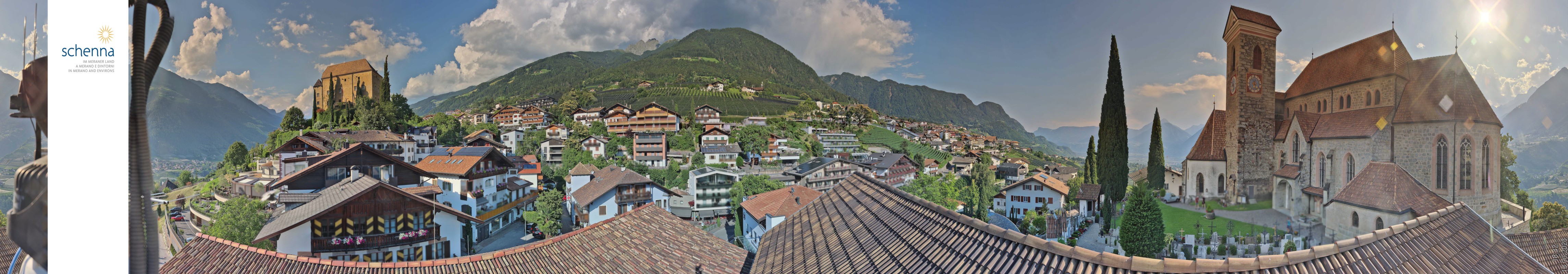 Archiv Foto Webcam Panoramablick Schenna