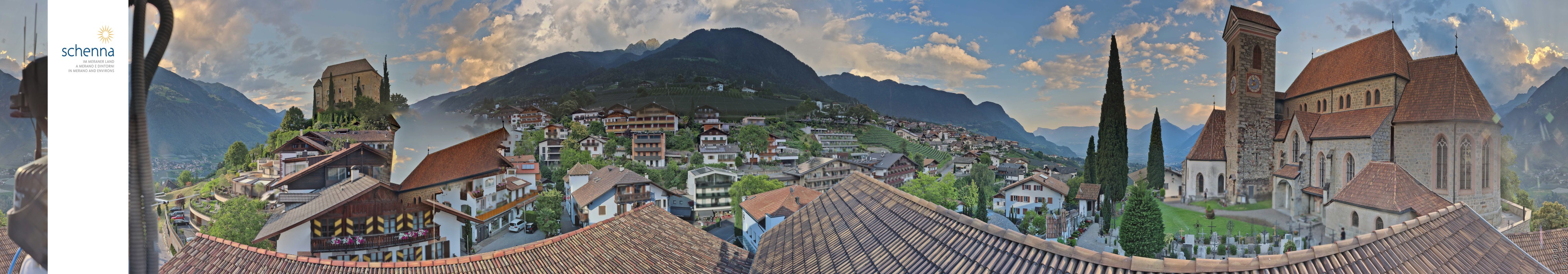 Archiv Foto Webcam Panoramablick Schenna