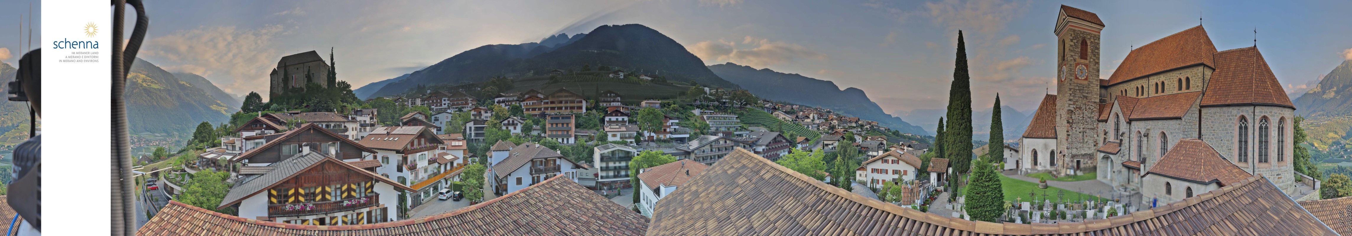 Archiv Foto Webcam Panoramablick Schenna