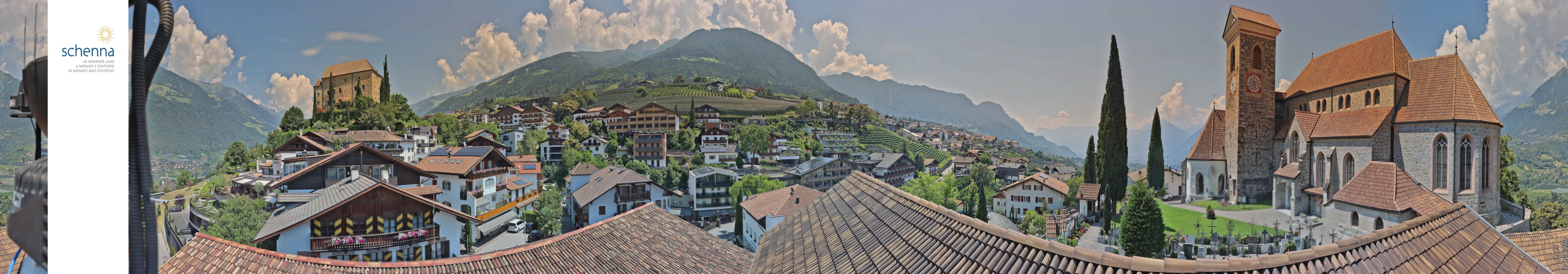 Archiv Foto Webcam Panoramablick Schenna