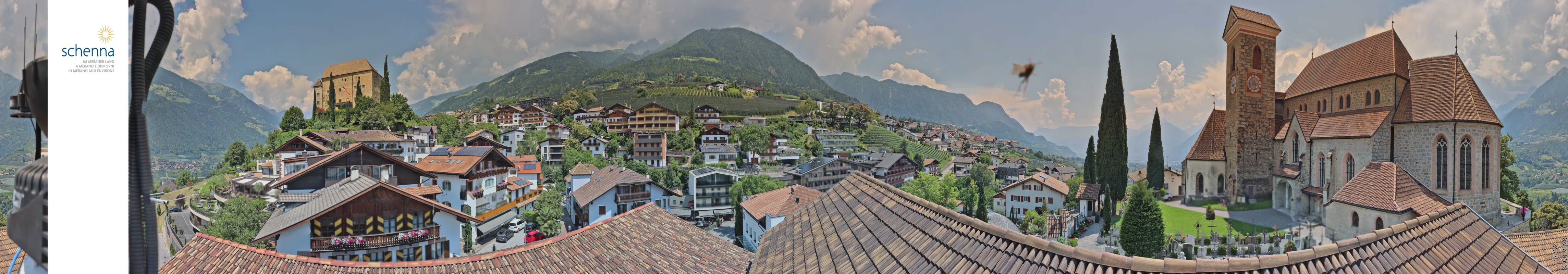 Archiv Foto Webcam Panoramablick Schenna