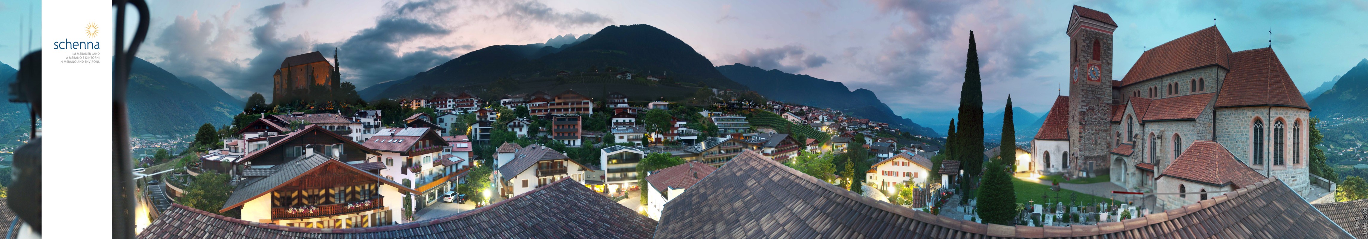 Archiv Foto Webcam Panoramablick Schenna