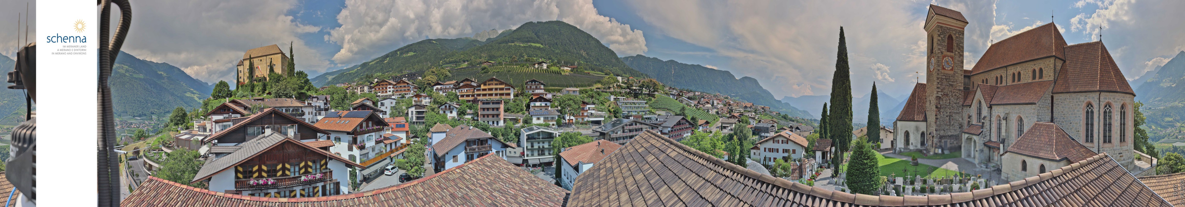 Archiv Foto Webcam Panoramablick Schenna
