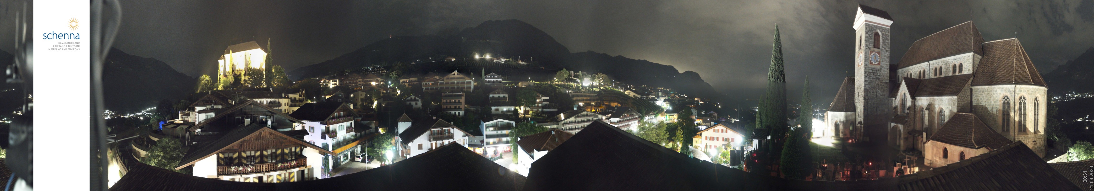 Archiv Foto Webcam Panoramablick Schenna