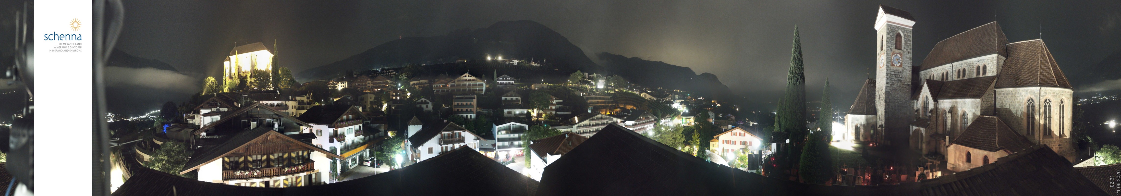 Archiv Foto Webcam Panoramablick Schenna