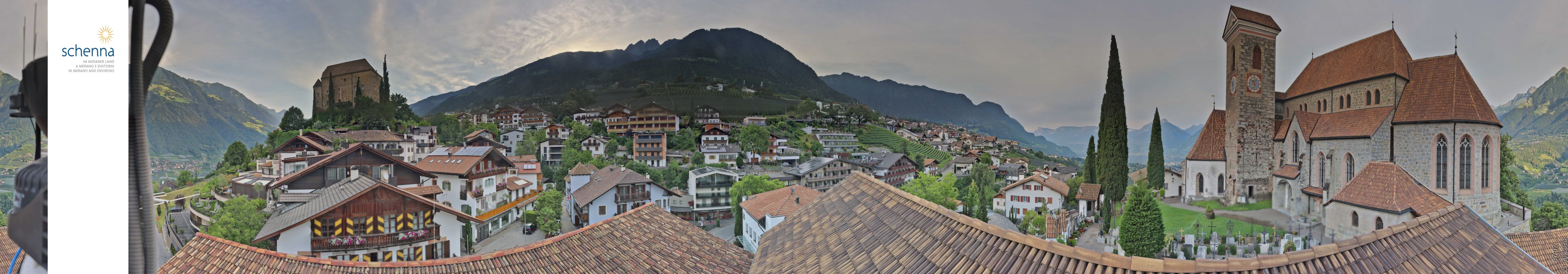 Archiv Foto Webcam Panoramablick Schenna