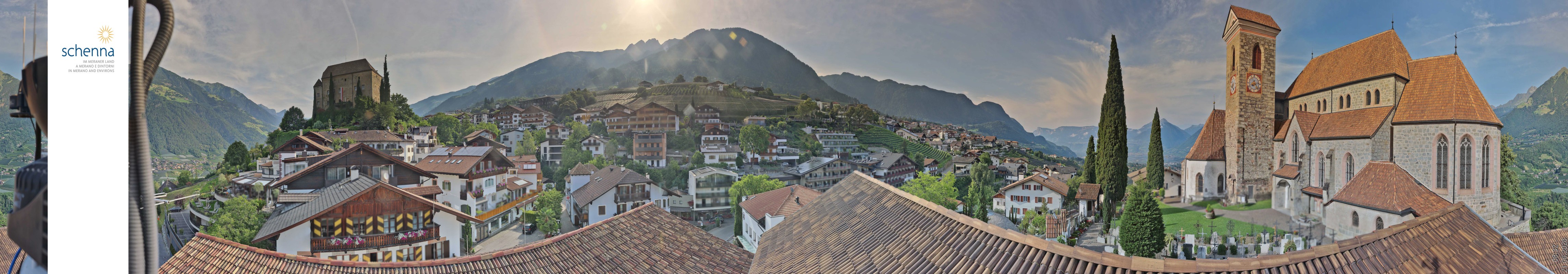 Archiv Foto Webcam Panoramablick Schenna