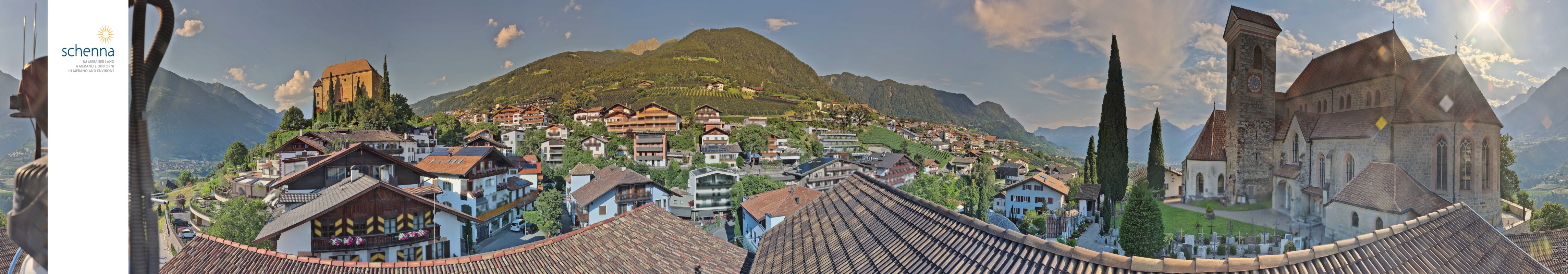 Archiv Foto Webcam Panoramablick Schenna