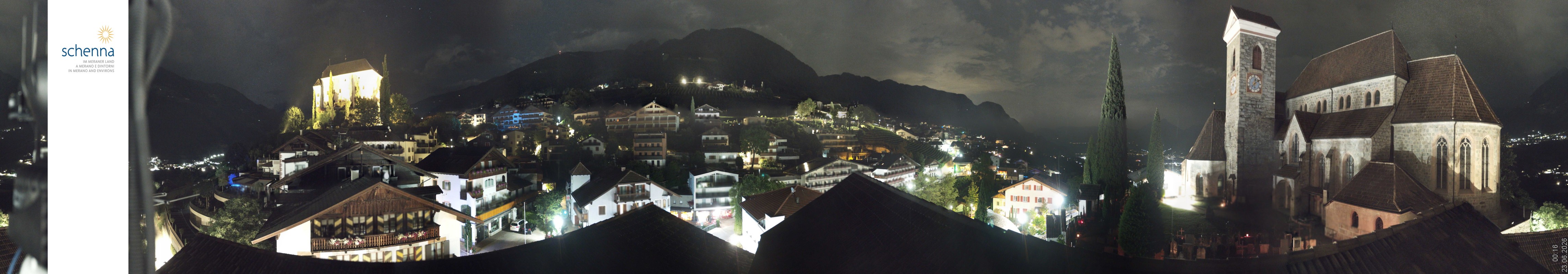 Archiv Foto Webcam Panoramablick Schenna