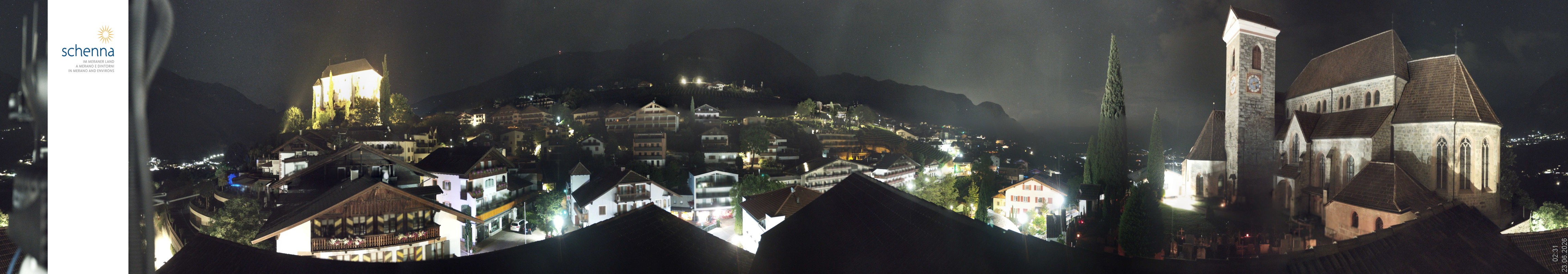 Archiv Foto Webcam Panoramablick Schenna