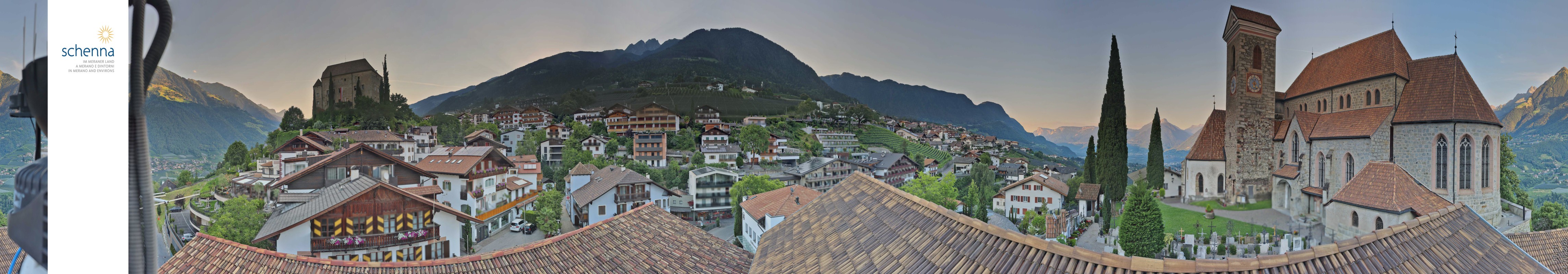 Archiv Foto Webcam Panoramablick Schenna