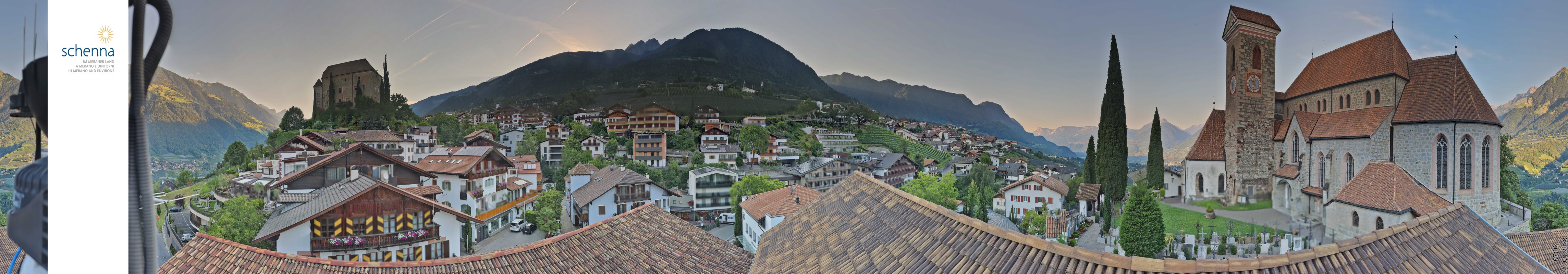 Archiv Foto Webcam Panoramablick Schenna