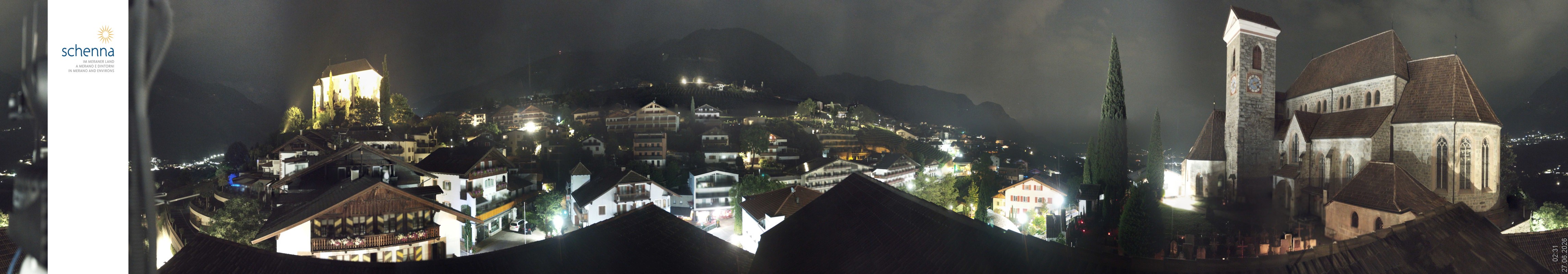 Archived image Webcam Panoramic View of Schenna