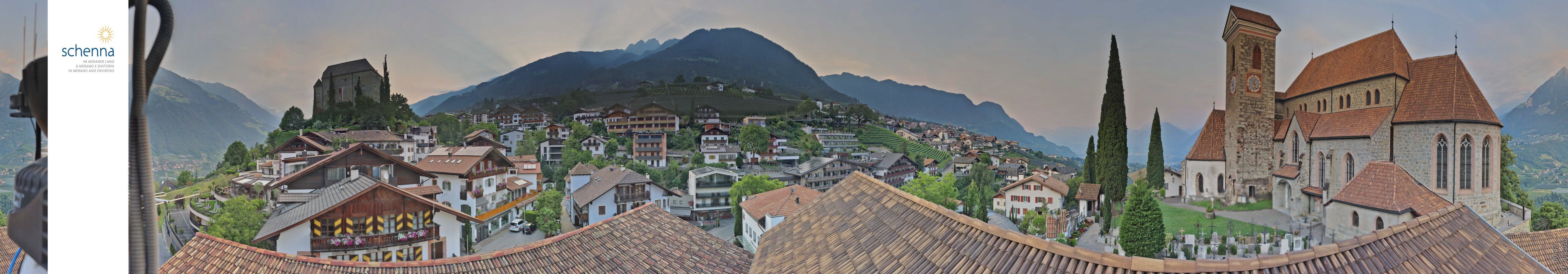 Archived image Webcam Panoramic View of Schenna