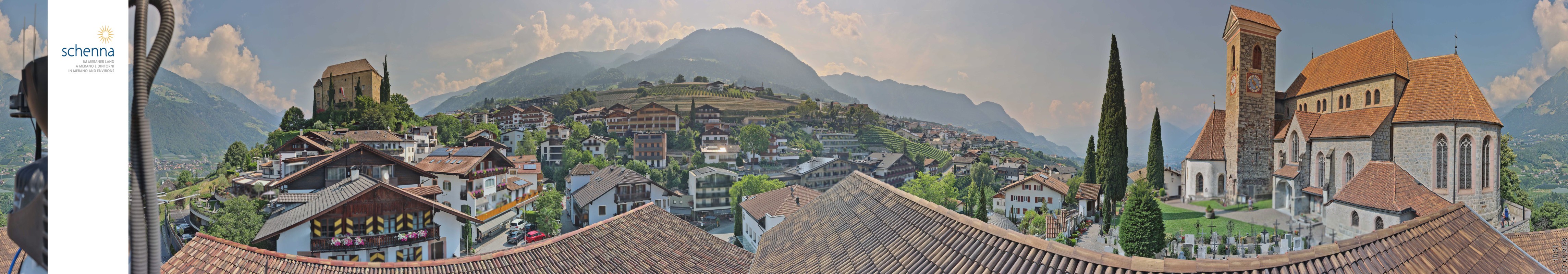 Archiv Foto Webcam Panoramablick Schenna