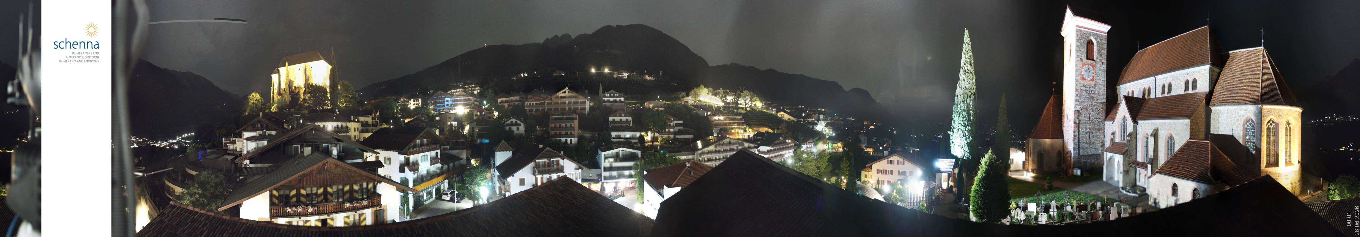 Archiv Foto Webcam Panoramablick Schenna