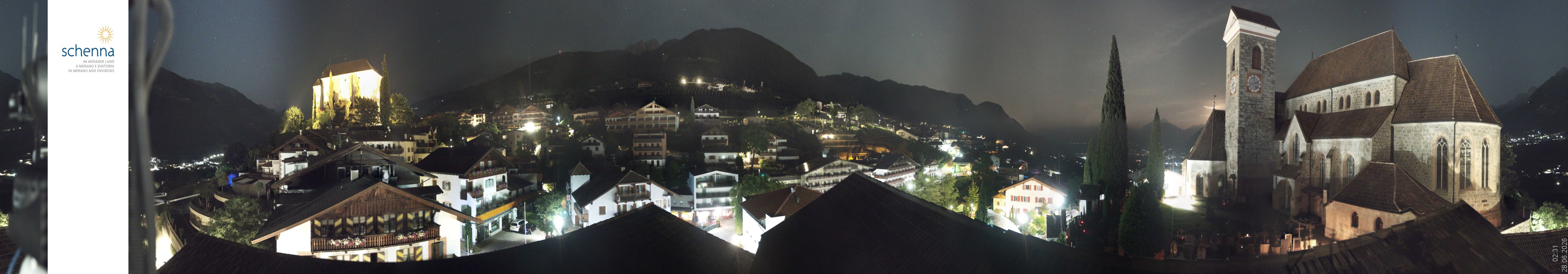 Archiv Foto Webcam Panoramablick Schenna
