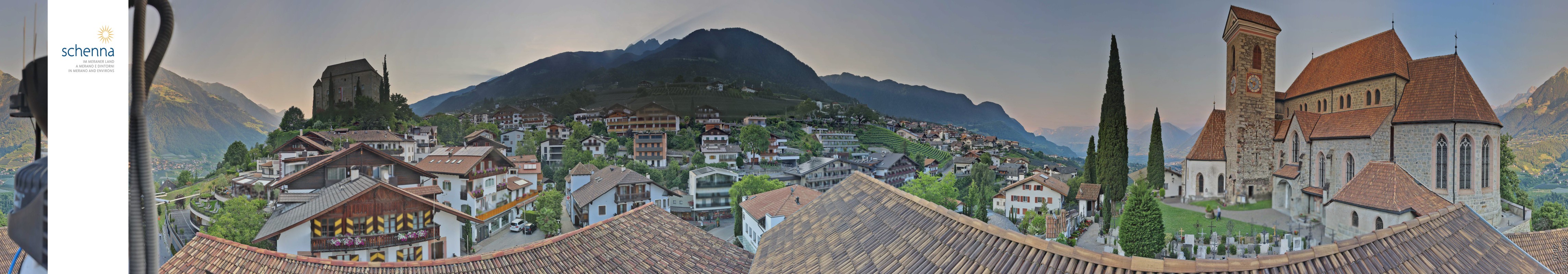 Archiv Foto Webcam Panoramablick Schenna