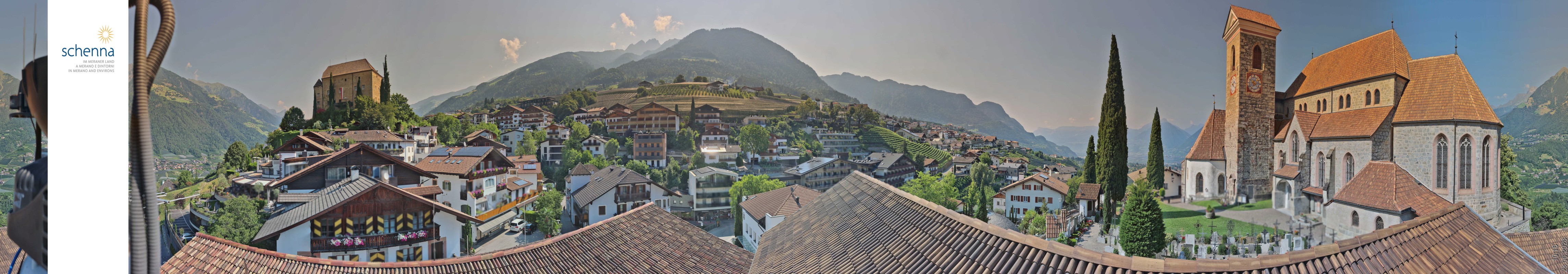 Archiv Foto Webcam Panoramablick Schenna