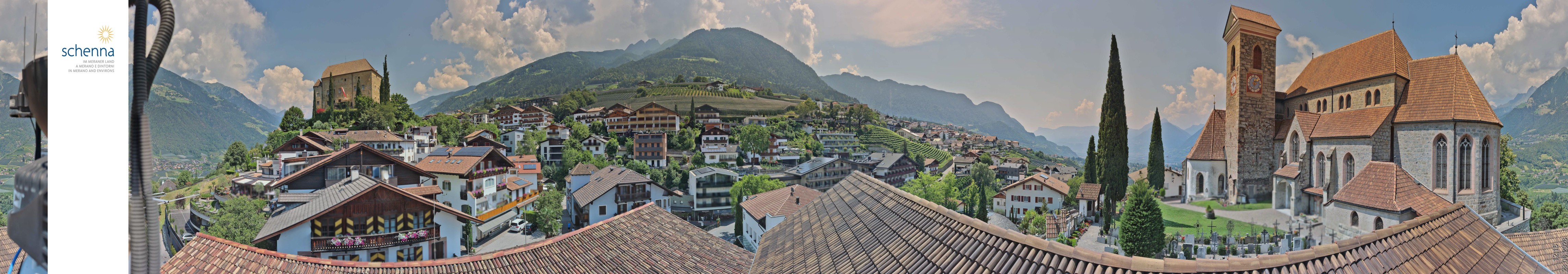 Archiv Foto Webcam Panoramablick Schenna