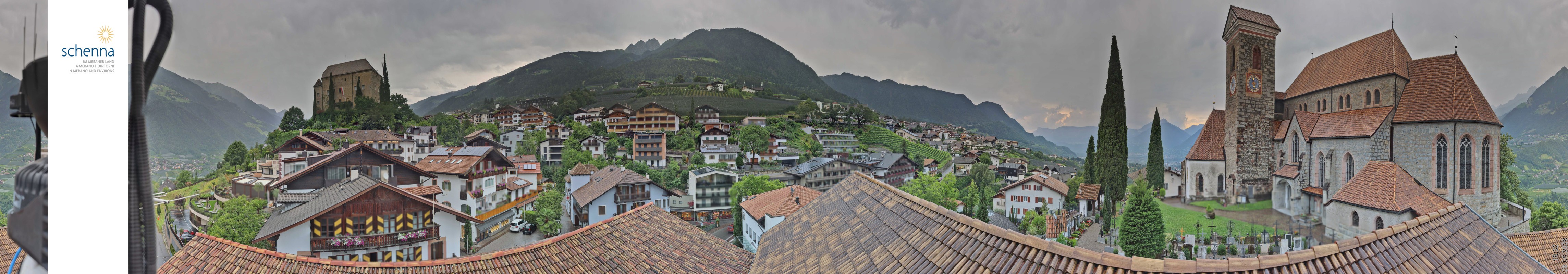 Archiv Foto Webcam Panoramablick Schenna