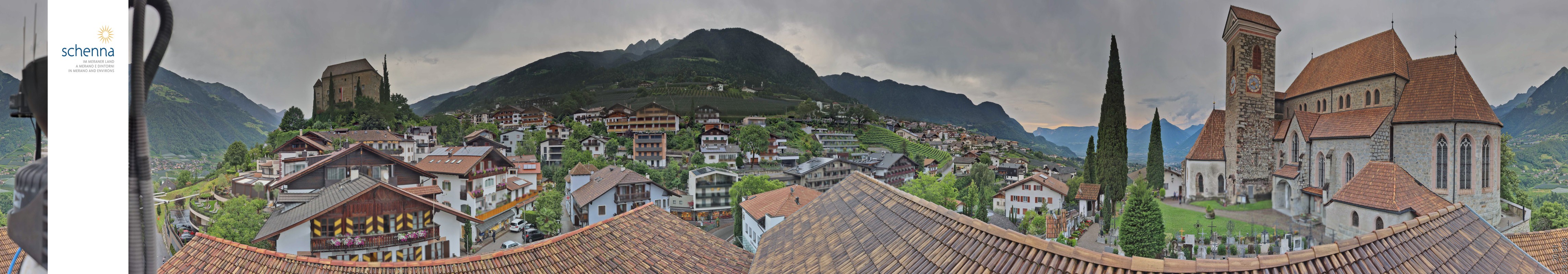 Archiv Foto Webcam Panoramablick Schenna
