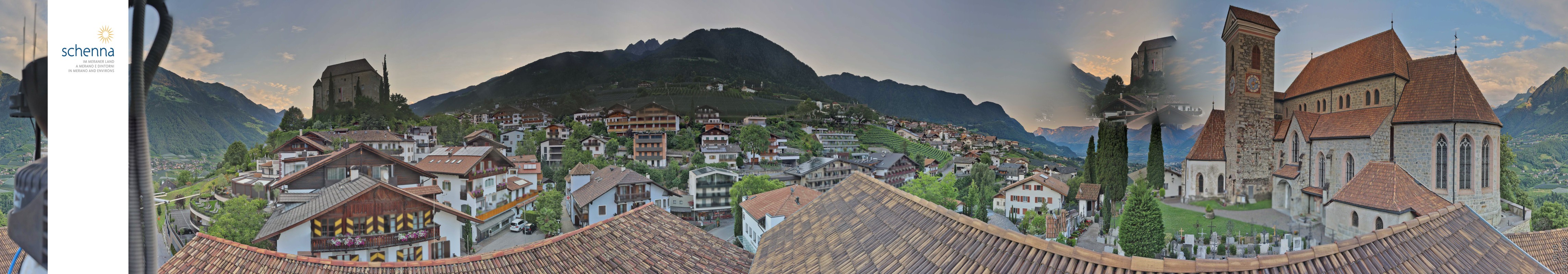 Archiv Foto Webcam Panoramablick Schenna