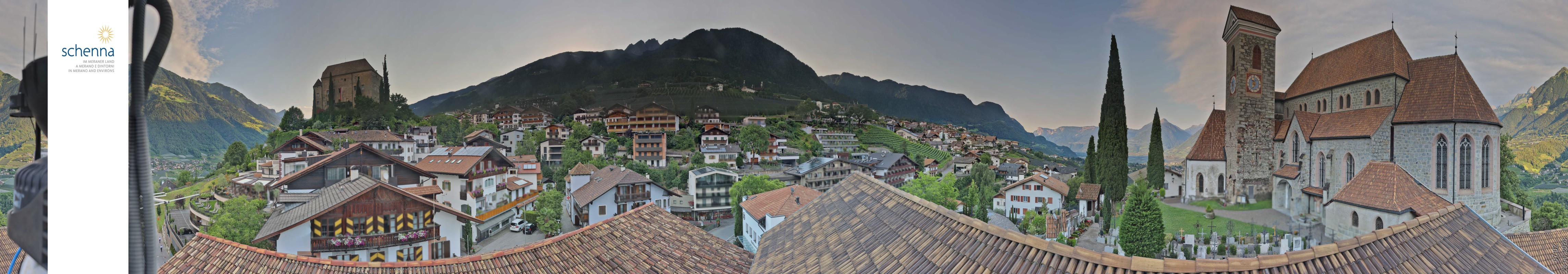 Archiv Foto Webcam Panoramablick Schenna