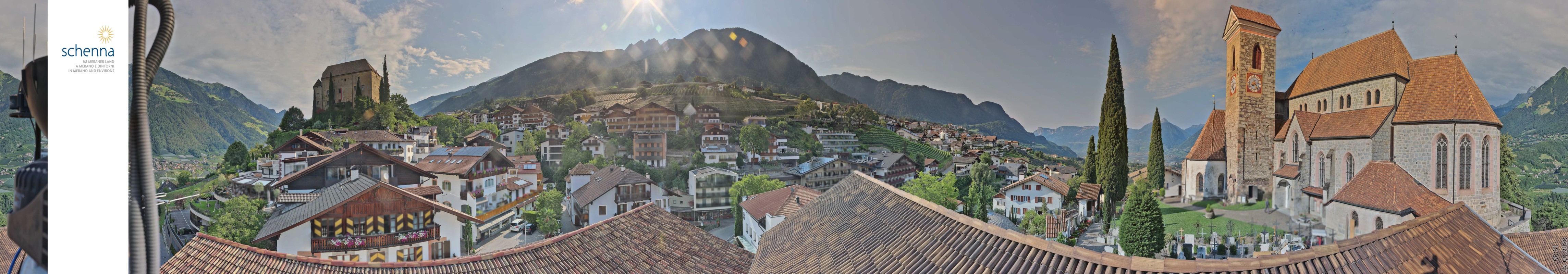 Archiv Foto Webcam Panoramablick Schenna