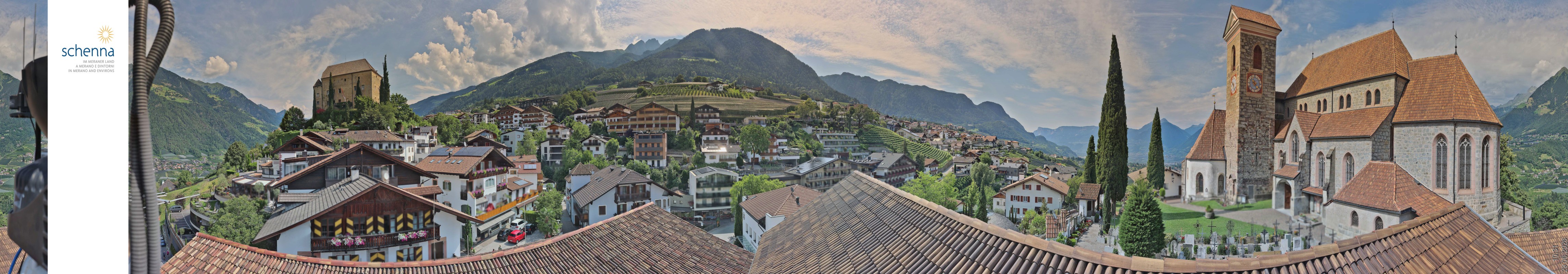 Archiv Foto Webcam Panoramablick Schenna
