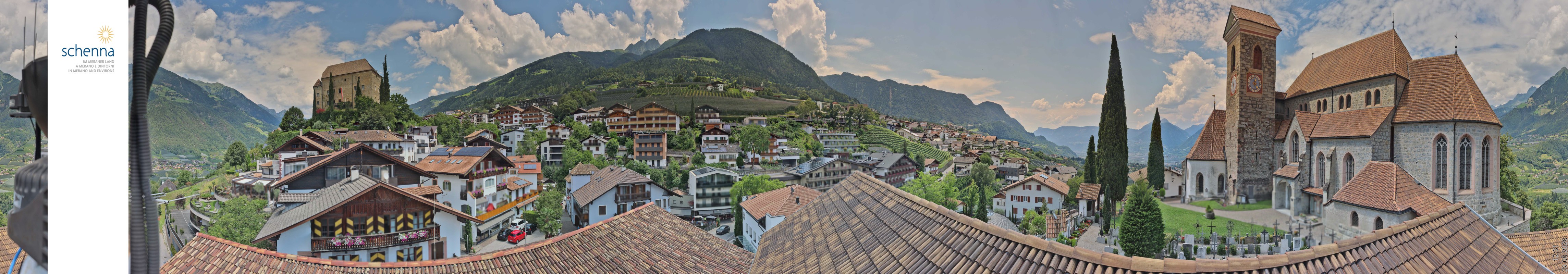 Archiv Foto Webcam Panoramablick Schenna