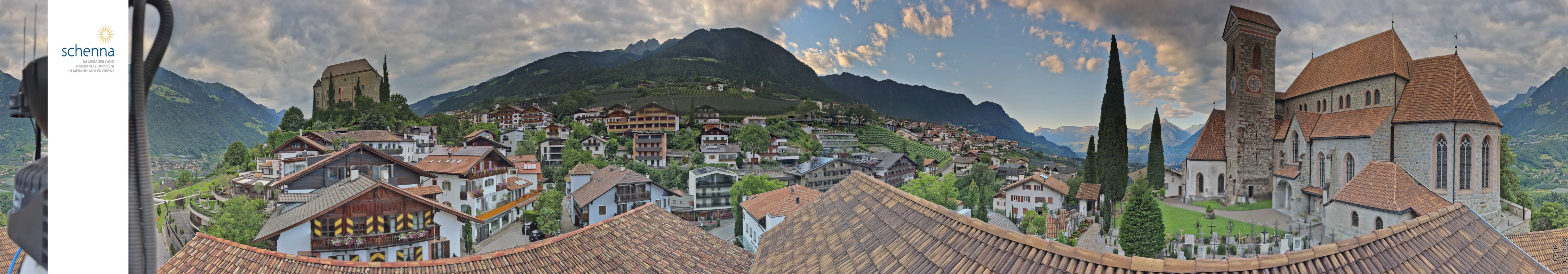 Archiv Foto Webcam Panoramablick Schenna