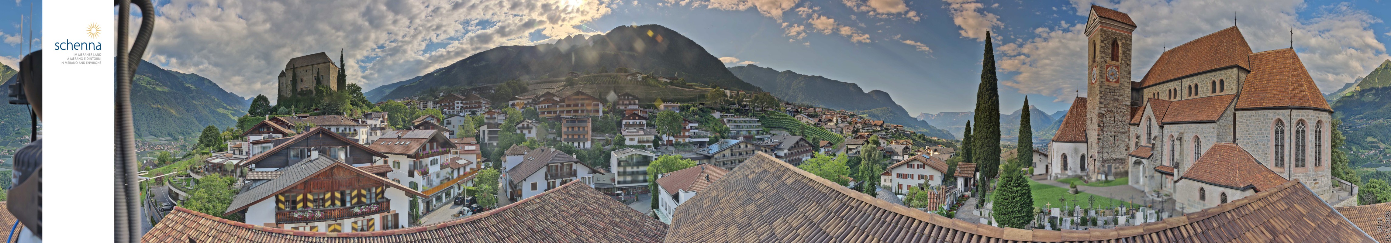 Archiv Foto Webcam Panoramablick Schenna
