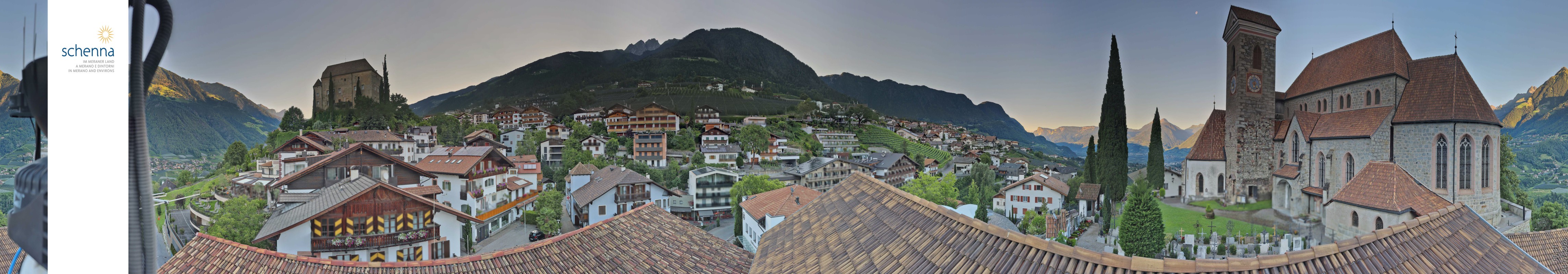 Archiv Foto Webcam Panoramablick Schenna