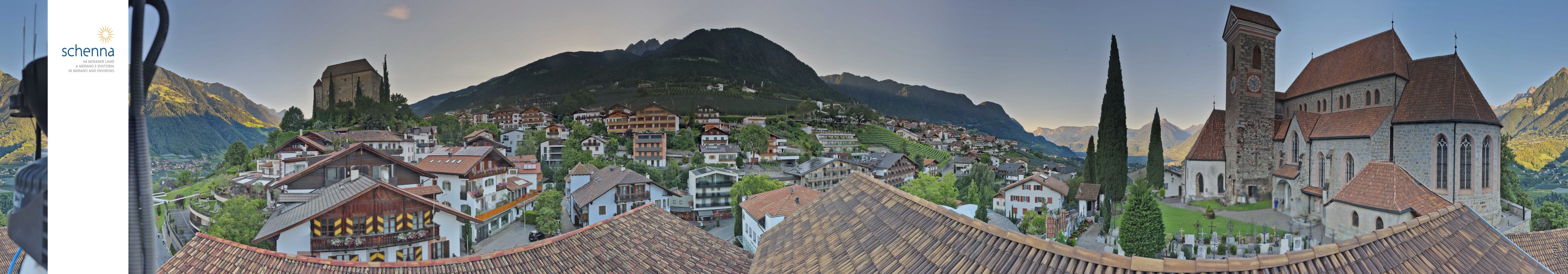 Archiv Foto Webcam Panoramablick Schenna