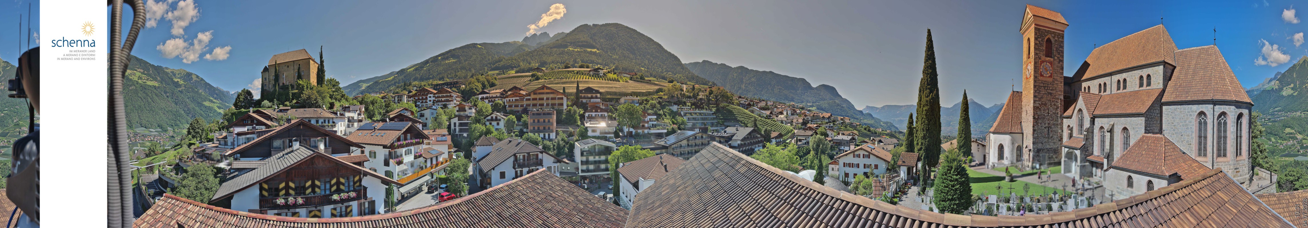 Archiv Foto Webcam Panoramablick Schenna