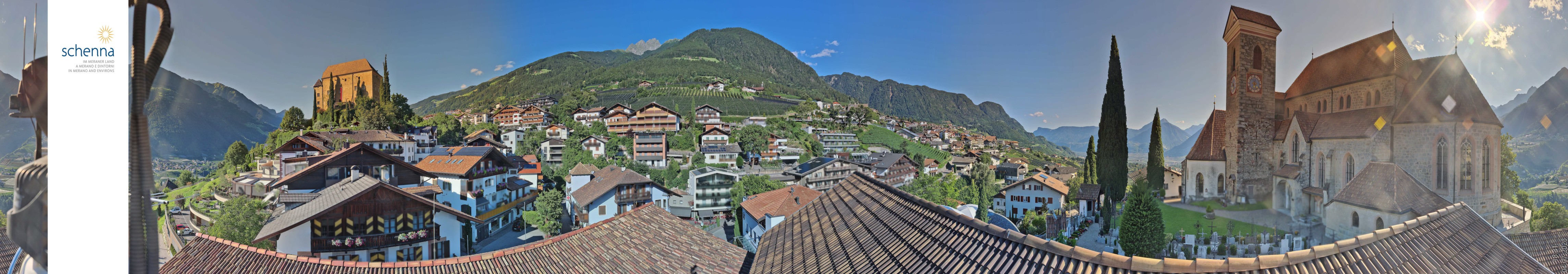 Archiv Foto Webcam Panoramablick Schenna