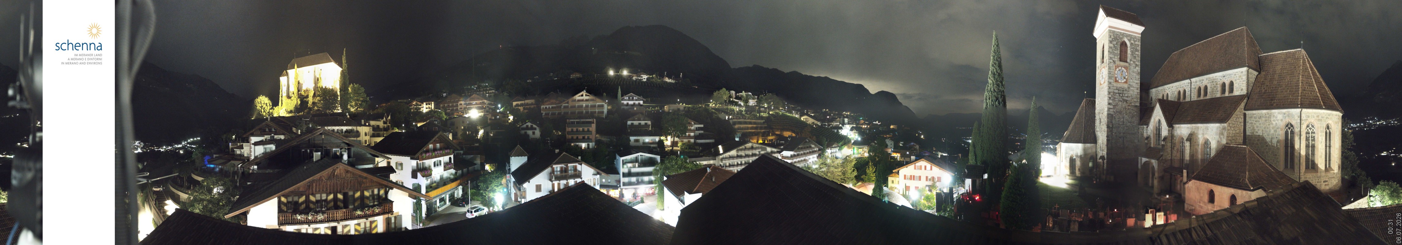 Archiv Foto Webcam Panoramablick Schenna