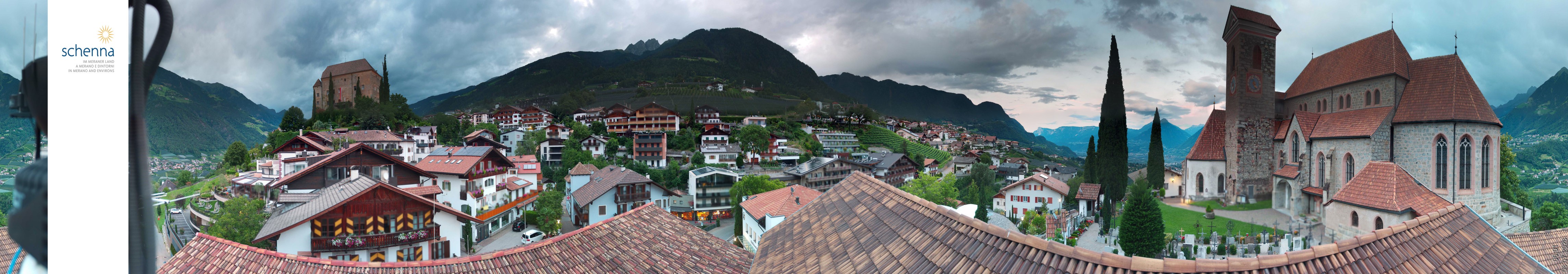 Archived image Webcam Panoramic View of Schenna