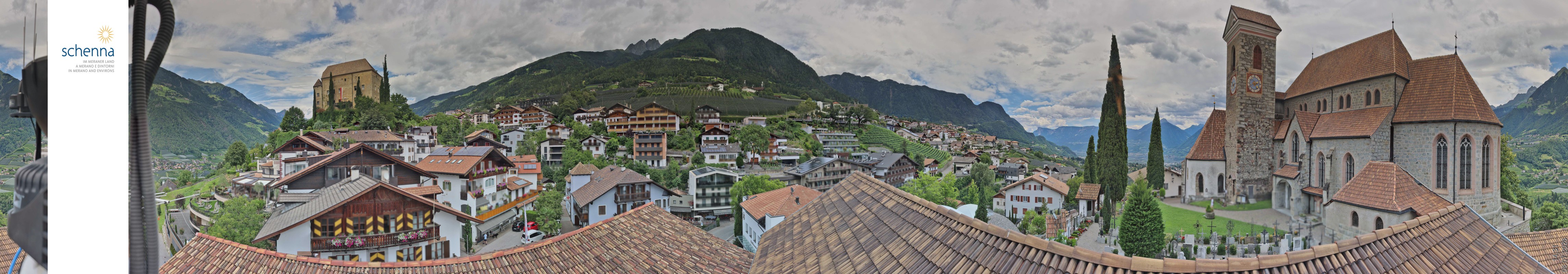 Archiv Foto Webcam Panoramablick Schenna