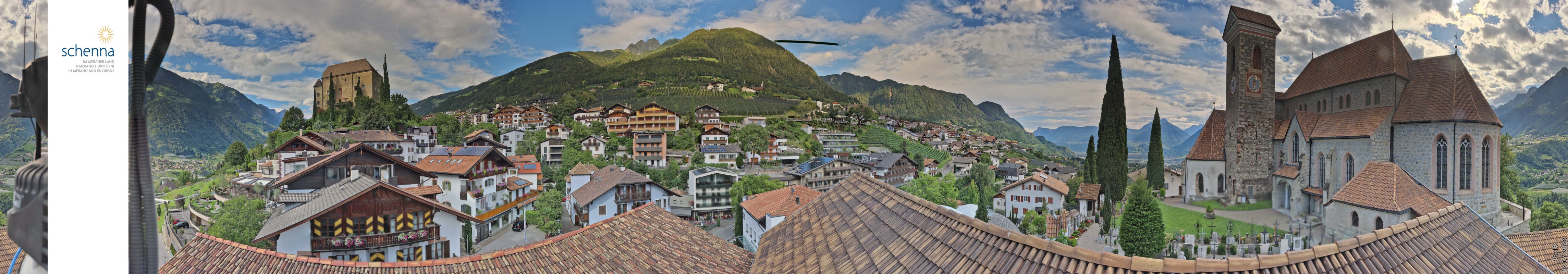 Archiv Foto Webcam Panoramablick Schenna