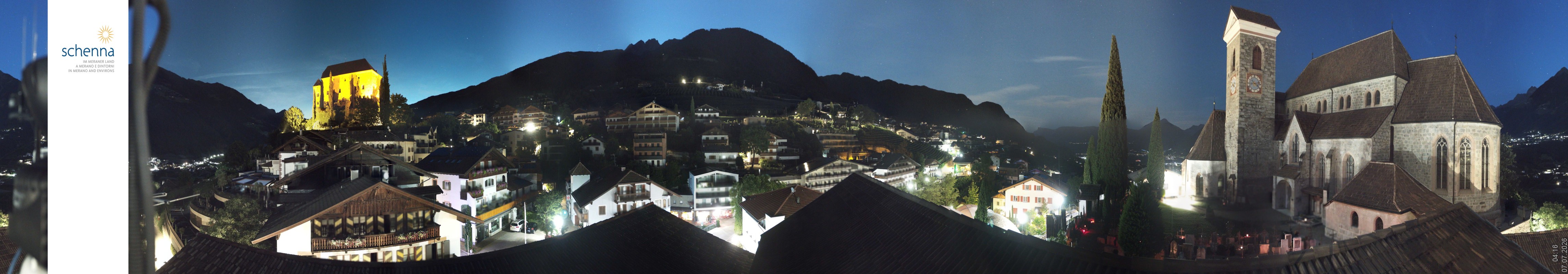 Archiv Foto Webcam Panoramablick Schenna