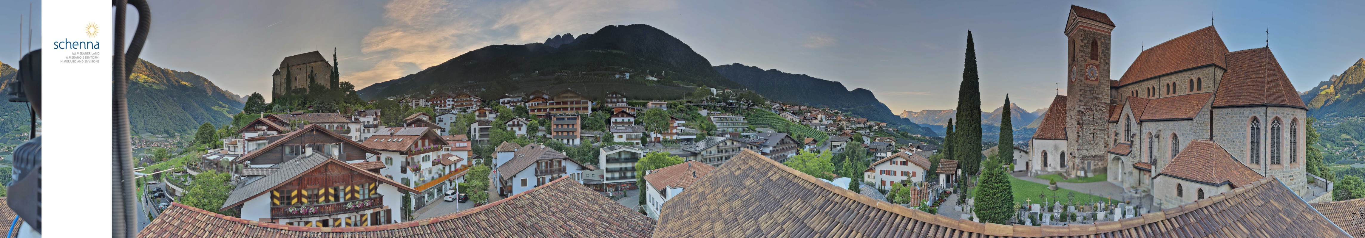 Archiv Foto Webcam Panoramablick Schenna