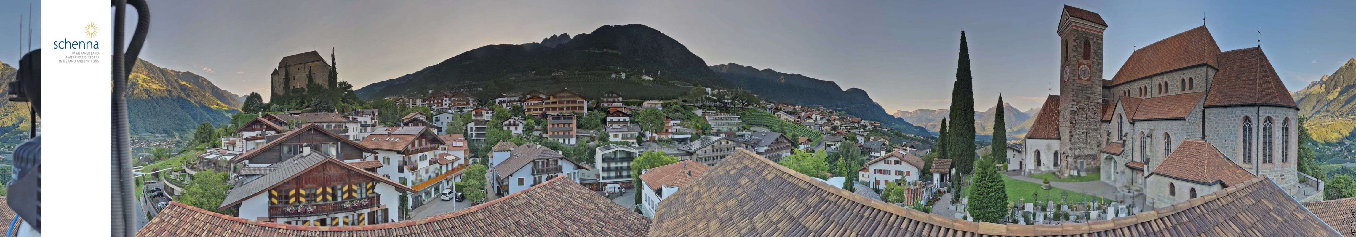 Archiv Foto Webcam Panoramablick Schenna