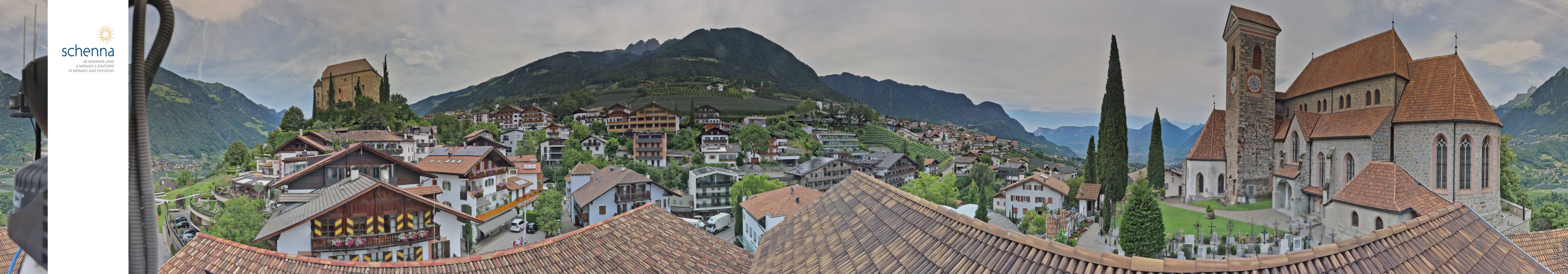 Archiv Foto Webcam Panoramablick Schenna