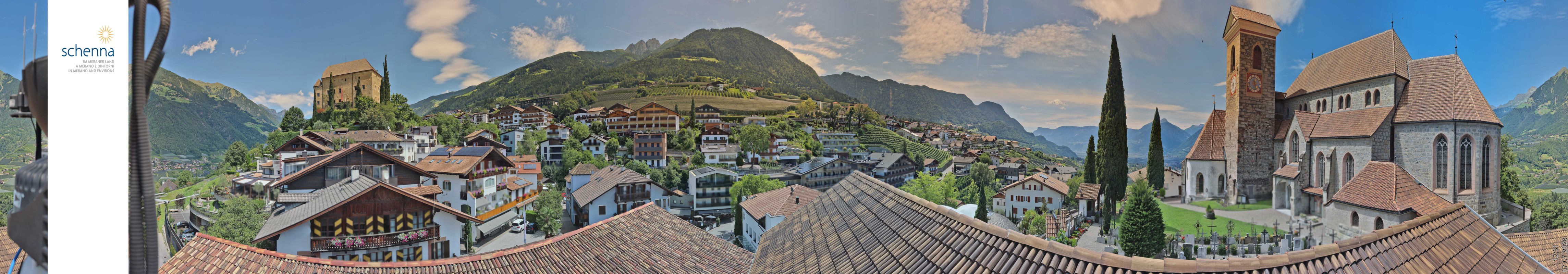 Archiv Foto Webcam Panoramablick Schenna