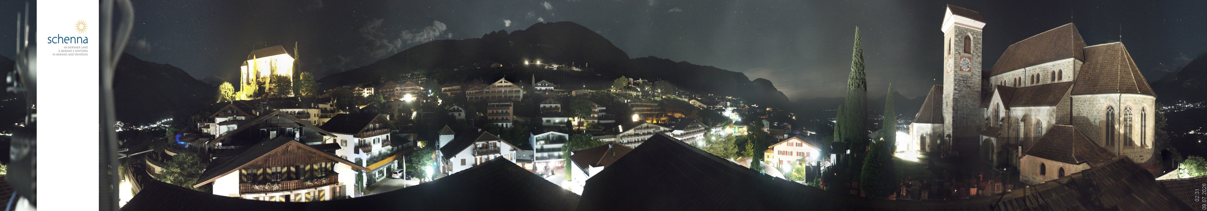 Archiv Foto Webcam Panoramablick Schenna
