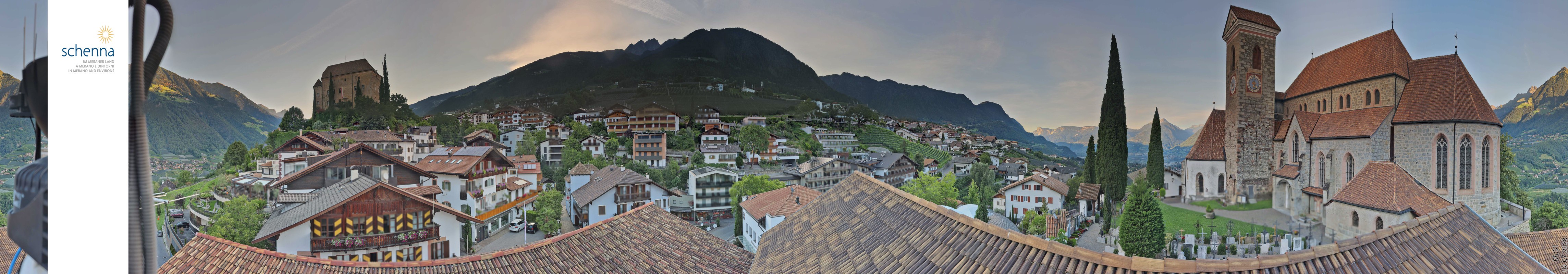 Archiv Foto Webcam Panoramablick Schenna