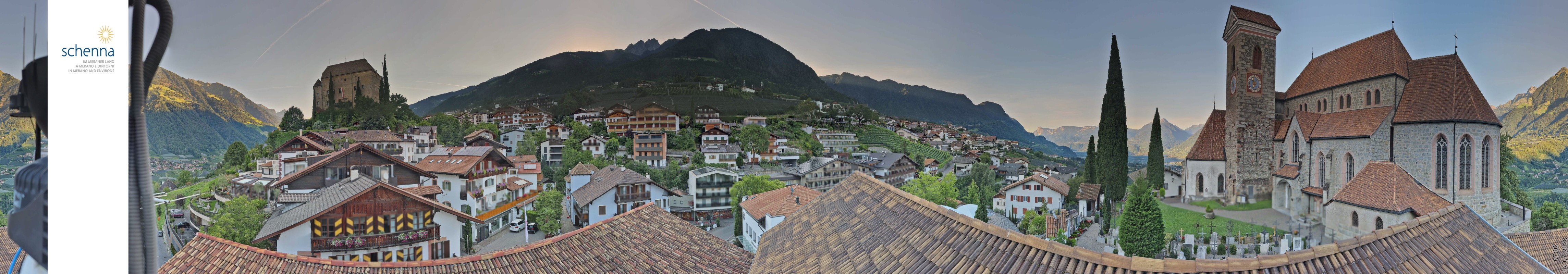 Archiv Foto Webcam Panoramablick Schenna