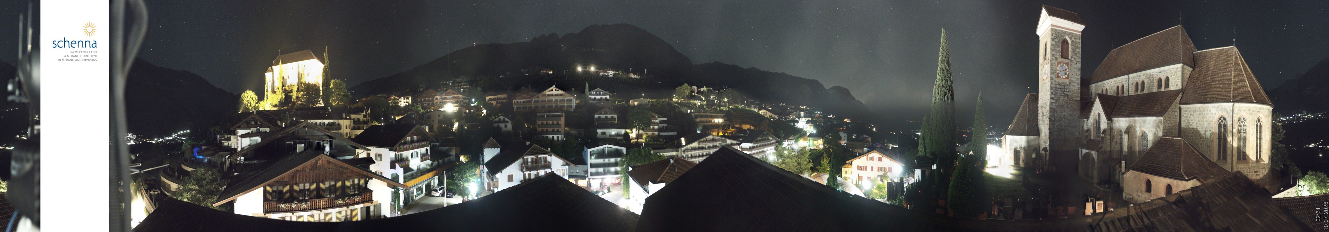 Archiv Foto Webcam Panoramablick Schenna